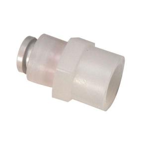 Parker TrueSeal PVDF Push-to-Connect Fittings and Adapters, NPTF thread adapters