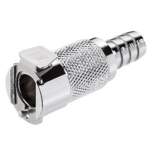 LinkTech 40CB Series Quick-Disconnect Fittings Body, Hose Barb with Valve