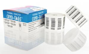 Thermal transfer Cryo-Tags® labels