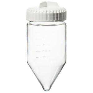 Polycarbonate conical-bottom centrifuge bottle