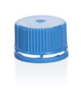 Tamper-Evident screw cap, blue