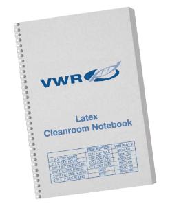 VWR®, Cleanroom Spiral Notebooks