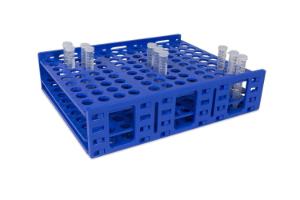 VWR Mega Test Tube Rack for 18-20 mm Tubes, Blue