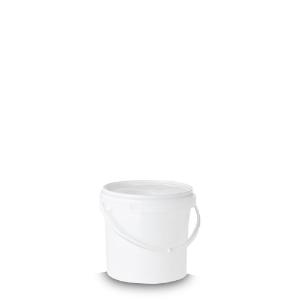 Tamper proof bucket with plastic handle, 2,5 l