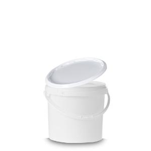 Tamper proof bucket with plastic handle, 5 l