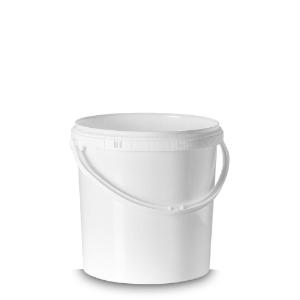 Tamper proof bucket with plastic handle, 10 l