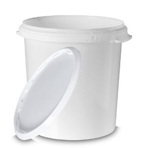 Bucket with recessed grips, 30 l