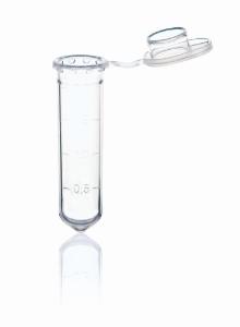 Centrifuge tube, dispensing, PP, 2 ml with neutral lid