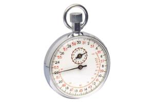 Analogue stopwatch