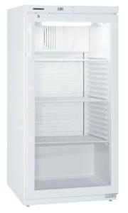 Commercial refrigerators with forced air cooling