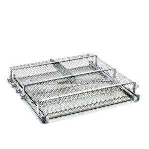 C62 basket for upper or middle level, stainless steel, with spray arm