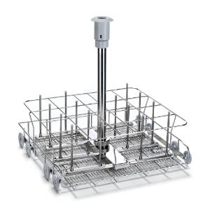 Lower injection trolley, stainless steel