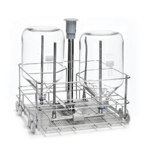 LB4 jet rack, stainless steel, with 4 nozzles