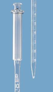 Graduated pipettes, SILBERBRAND, with piston, total delivery