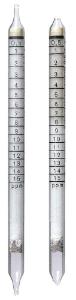 Gas detection tube for hydrogen sulphide