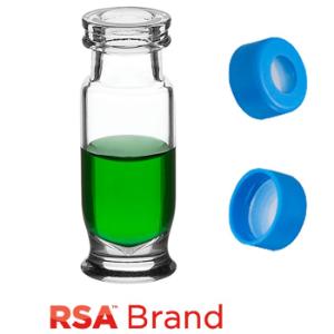 Vials clr rsa max rec&sil/PTFE snap cap