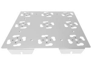 Base plate for plastic clamps