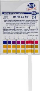 pH test strips, pH?Fix 2,0 - 9,0, fixed indicator