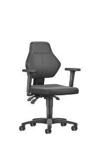 Chair economy line 2,0 PU castor, 450 - 620 mm