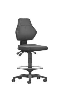 Chair economy line 2,0 PU stop go, 610 - 870 mm, side view