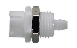 CPC® Miniature Quick-Disconnect Fittings, Panel-Mount Hose Barb Bodies