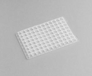 Sealing cap mat, sterile, back