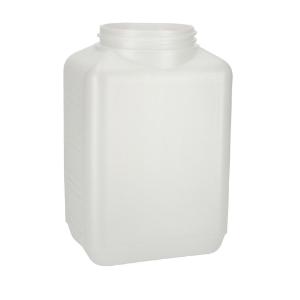 Bottle, HDPE, rectangle without cap, 1500 ml