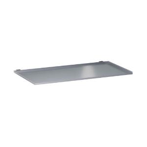 Non-perforated stainless steel tray