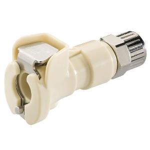 LinkTech 20AC & 20PP Quick-Disconnect Fitting Body, Compression with Valve