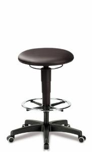 Laboratory stool, extra large seat (Ø 400 mm)