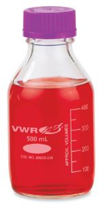 VWR® Storage/Media Bottles with or without Screw Cap