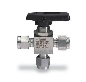 Parker High-Pressure Metal Three-way Ball Valves