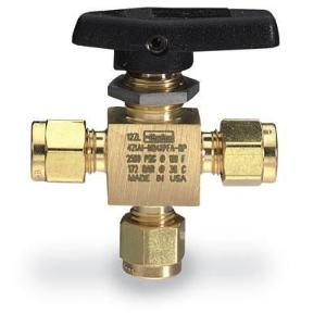 Parker High-Pressure Metal Three-way Ball Valves