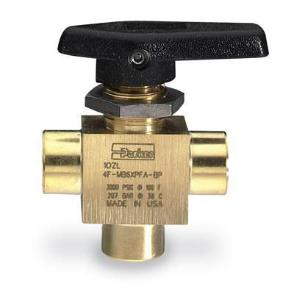 Parker High-Pressure Metal Three-way Ball Valves