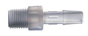 Masterflex® Adapter Fittings, Hose Barb to Male NPT Threaded, Straight, HDPE, Avantor®