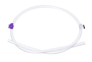 Tubing, PVC, 2,79 mm Int.Ø, purple/white