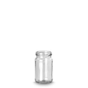 Twist-off Jar, clear glass TO48, 100 ml