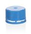 Tamper-Evident screw cap, blue