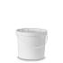 Bucket with plastic handle and lid, 11 l