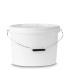 Bucket, Oval, PP, white