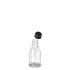 Bottle, narrow neck, clear, GL18 with screw cap, 30 ml