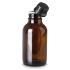 Bottle, narrow neck, amber with screw cap, 1000 ml