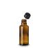 Bottle, all round narrow neck, GL18 with screw cap, 30 ml