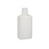 Bottle, HDPE, rectangle S, natural, 50 ml