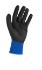 Cut protection gloves, PU coating, blue/black